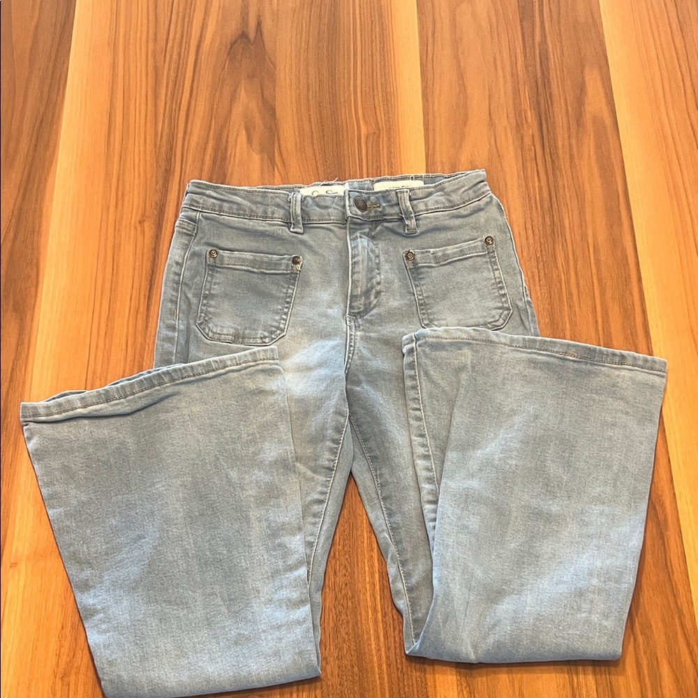 Jessica Simpson Light Blue Sydney Flare Leg Jeans. Size 12.